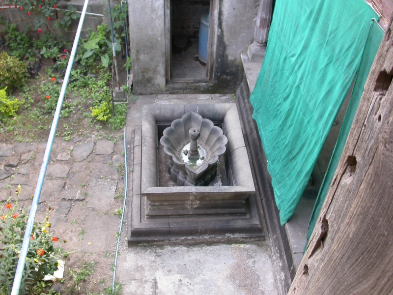 monolithic stone fountain